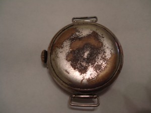 часы наручные Moser , диам. 5 см., офицерские на 1 Мировую