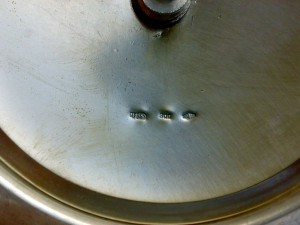 Потир с крышкой в серебре