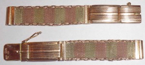 Браслет для жен.часов - 16,15г - 137 х 11мм - 585