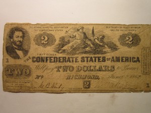 2 доллара 1862 год конфедерация.