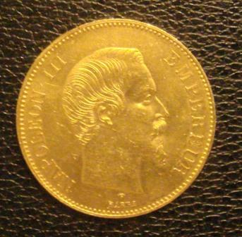 100 франков 1857 г.