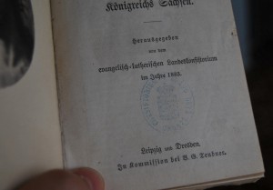 Библия на немецком 1883 г