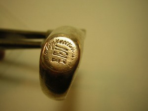 Наградной перстень в серебре____Черкесский конный  полк