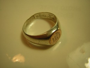 Наградной перстень в серебре____Черкесский конный  полк