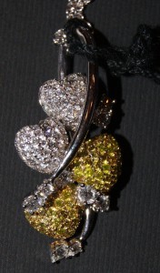 -комплект: серьги, кольцо, подвеска. Maggioro. 5,54ct-