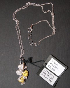 -комплект: серьги, кольцо, подвеска. Maggioro. 5,54ct-