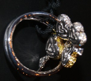 -комплект: серьги, кольцо, подвеска. Maggioro. 5,54ct-