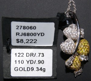 -комплект: серьги, кольцо, подвеска. Maggioro. 5,54ct-