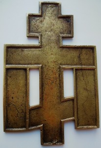 Крест киотный, 3 эмали.