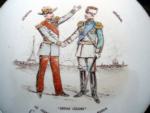 тарелка Франко-Русский альянс Кронштадт-Тулон 1893