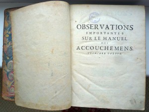 1734 г. Важнейшие наблюдения в акушерстве с гравюрами, Париж