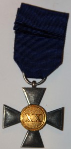 Саксония, крест за 20лет выслуги для офицеров 1874-1918гг