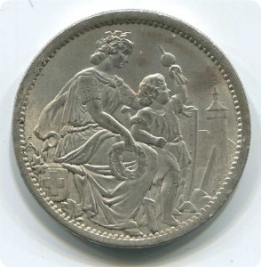 Призовая монета,Швейцария.
