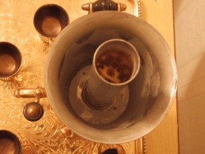 Самоварчик с подносом и чашками