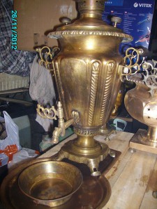 Самовар рюмка с византийскими ручками.