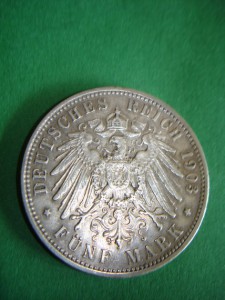 Саксония 5 Марок 1903