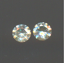 1.11KT 5.2MM SI1 ПАРА ЖЕЛТЫХ БРИЛЛИАНТОВ