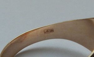 Печатка мужская 585