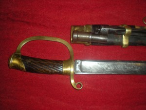 шашка драгунская солдатская обр. 1881г. пр. 1909г. со штыком