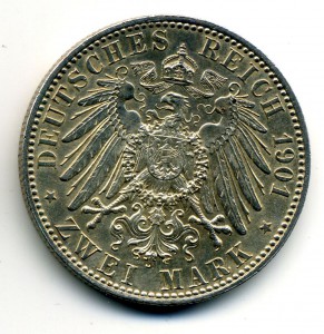 2-Х марочники пруссия 1901 + 1913