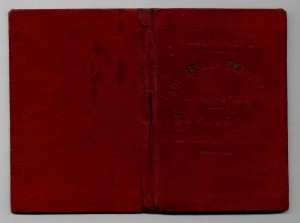 Удостоверение студентки Бакинского стройтехникума, фото 1932