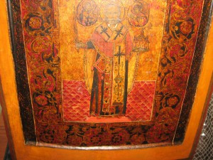 Икона Святой Николай Можайский , в серебре