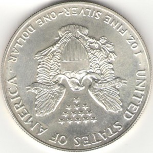 Доллар серебрянный 1993 г.