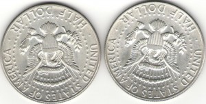 Пол-доллара 1967 и 1968 гг.