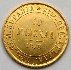 10 марок 1878 г Биткин R