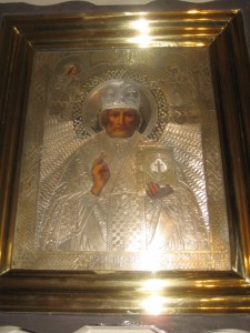 Николай чудотворец в серебре. 1876 год.