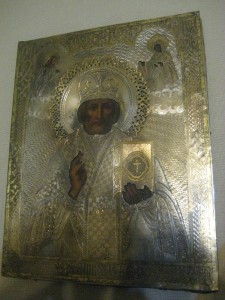 Николай чудотворец в серебре. 1876 год.
