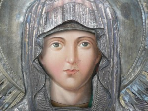 большая икона в окладе