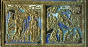 Складень праздники 5 эмалей.