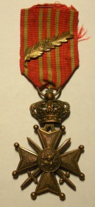 Бельгия - кресты военные 1914-18, с пальмой и без.