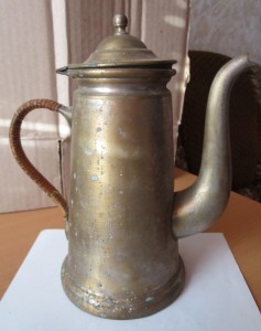Кофейник латунный НКТП Тула 30-х годов