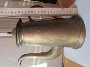 Кофейник латунный НКТП Тула 30-х годов