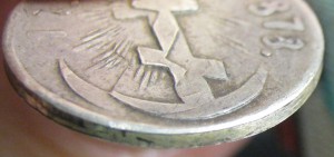Фрачник медали за турецкую войну в серебре с лентой