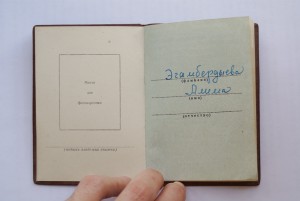 Комплект Мать героиня: 6 документов на одно лицо