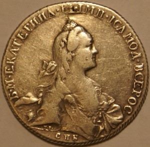 Рубль 1766 г.