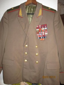 китель генерал-майора с орд.пл.  ( обр. 1956-60х гг.)