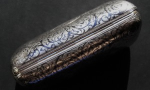Портсигар серебряный, фабрики Клингерта.