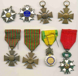Французские ордена и медали