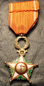 Марокко Орден Уиссам Алауит СЕРЕБРО позолоченн.