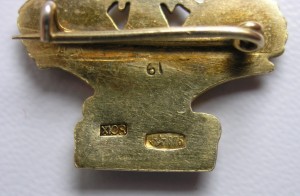 значек серебро 875 проба ВДНХ(УкраЇна) №19