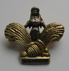 значек серебро 875 проба ВДНХ(УкраЇна) №19