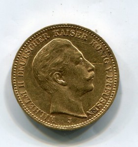 Пруссия,20 марок 1909.