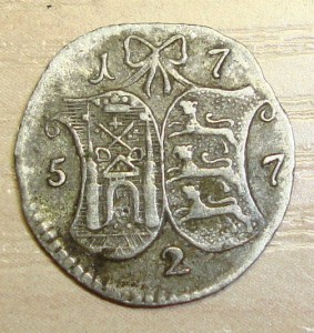 2 копейки 1757 "ЛИВОНЕЗ"