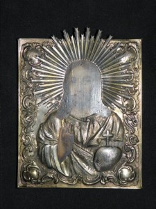 Икона "Господь Вседержитель", серебро, 1817г.