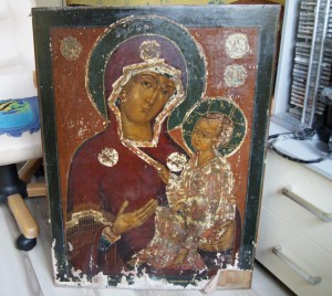 Тихвинская икона Божией Матери  храмовая