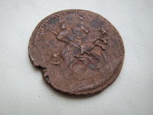 4 коп. 1762 г. (перечекан).